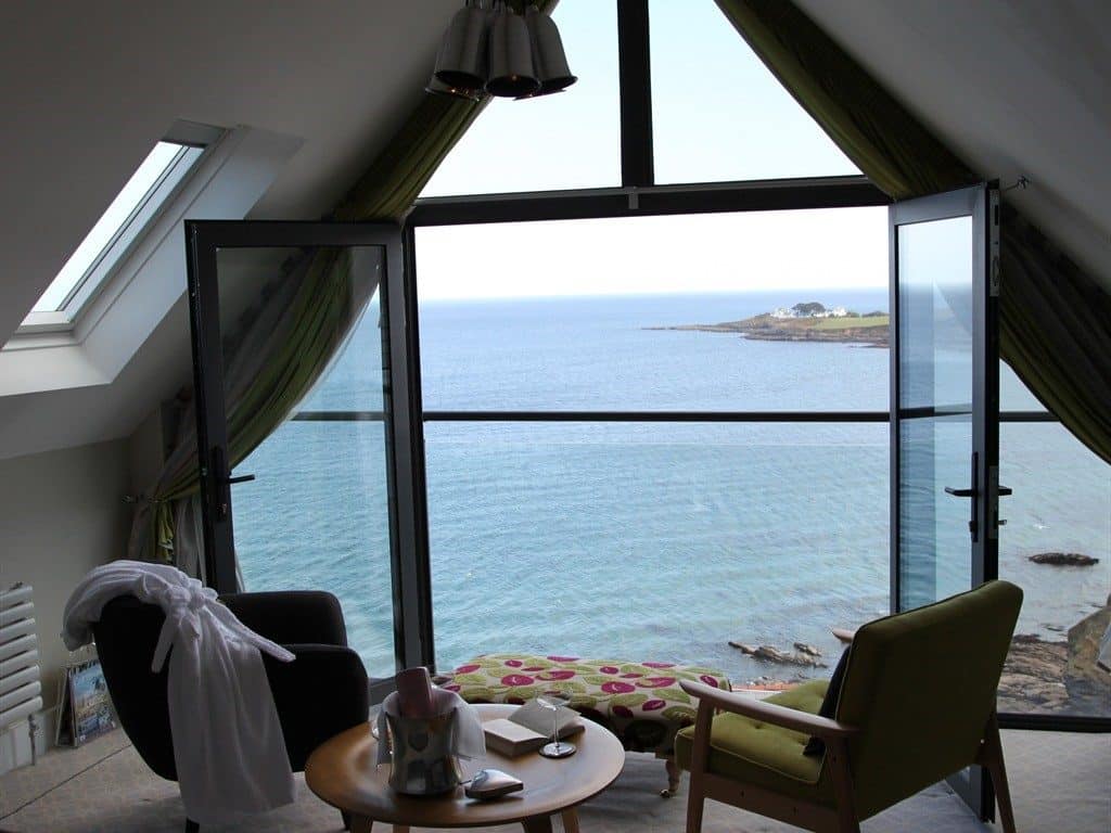 Guest house in Cornwall with amazing sea views.
