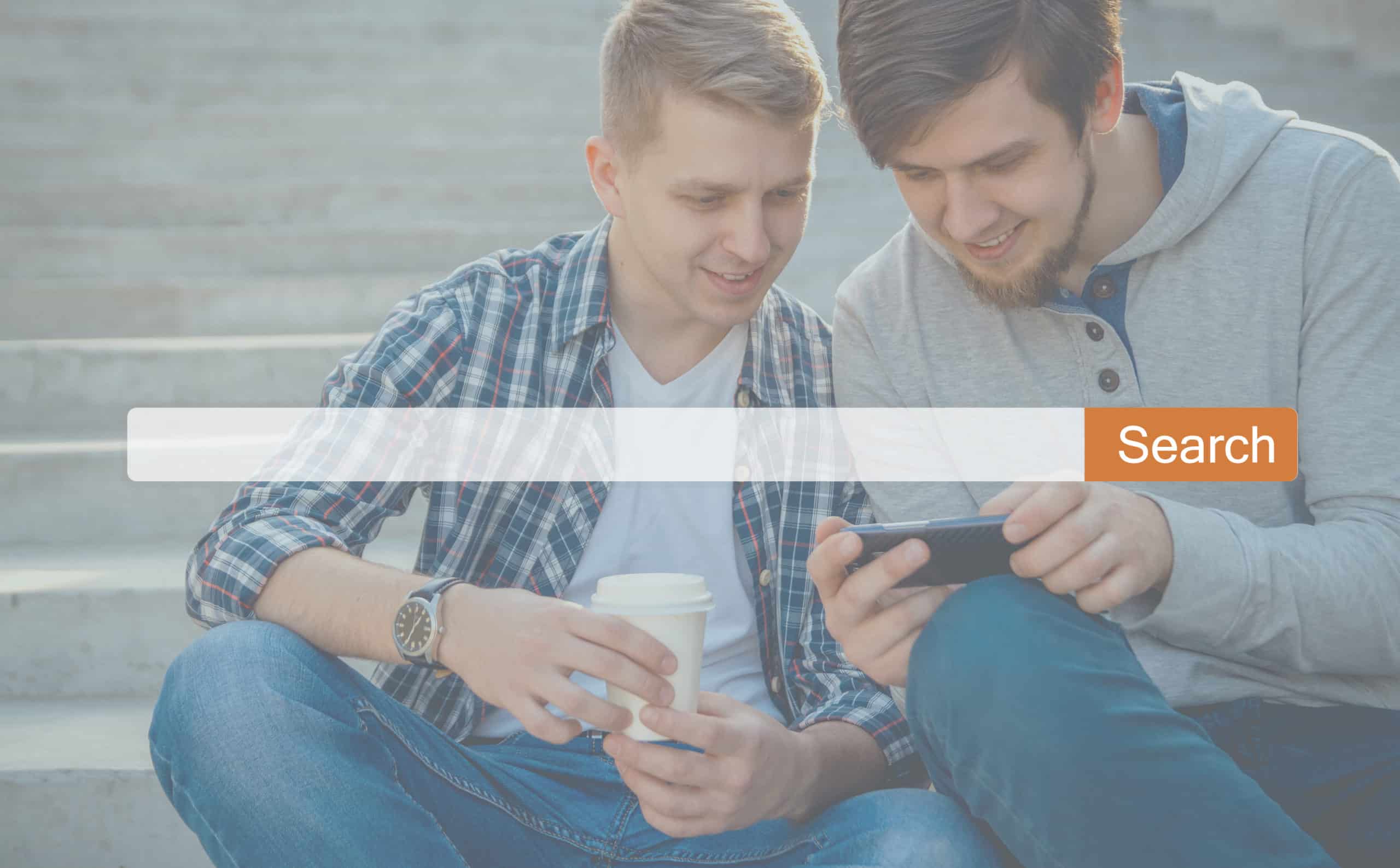 Search bar represents seo for hotels