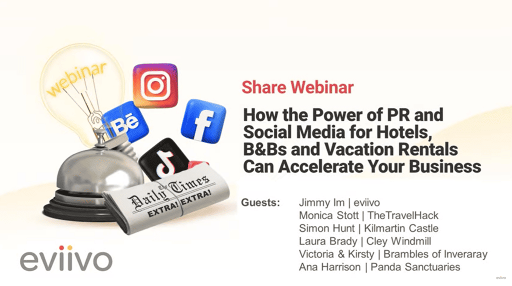 How the Power of PR and Social Media for Hotels, B&Bs and Vacation Rentals Can Accelerate Your Business