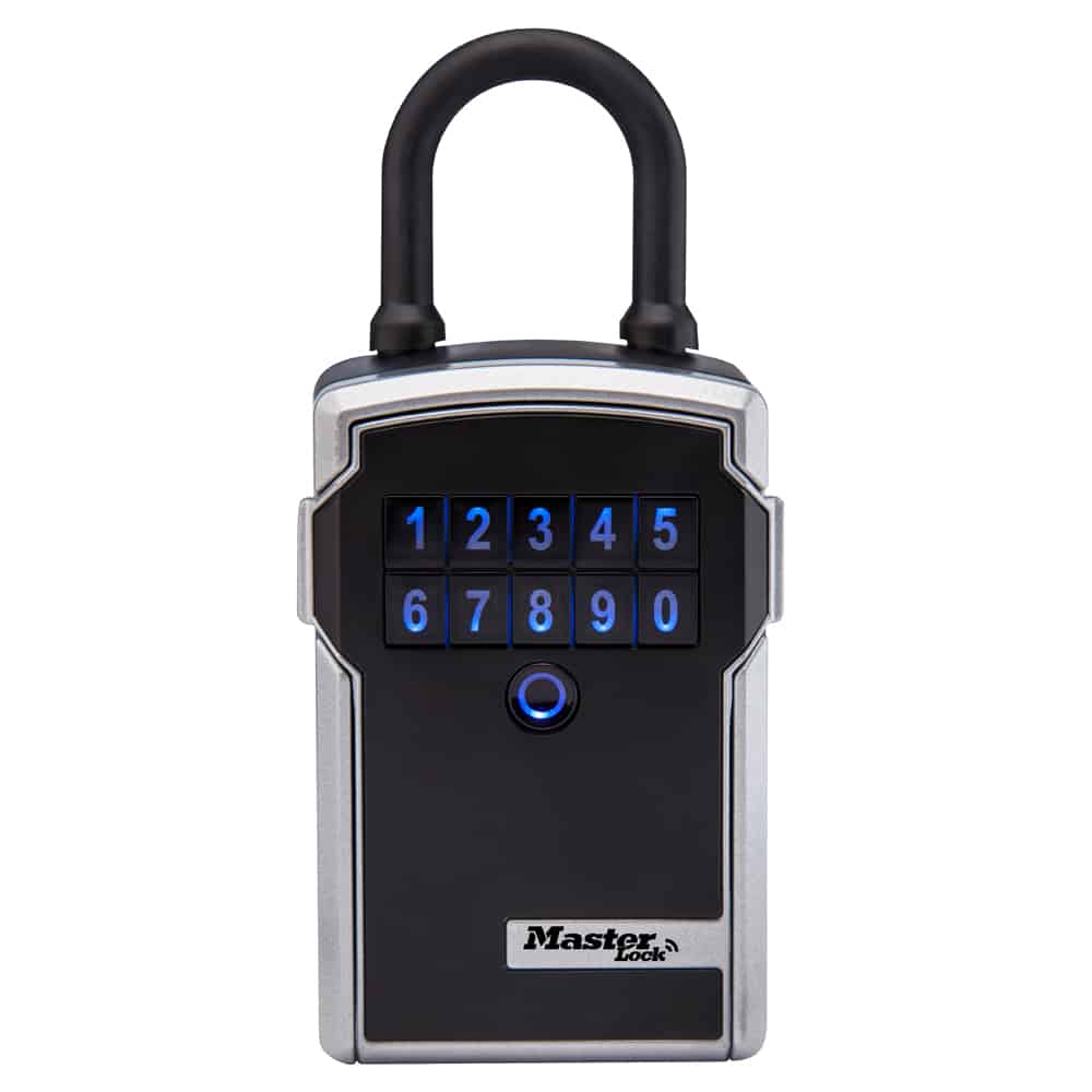 Master Lock 5440EC bluetooth portable lock box used by airbnb hosts and managers