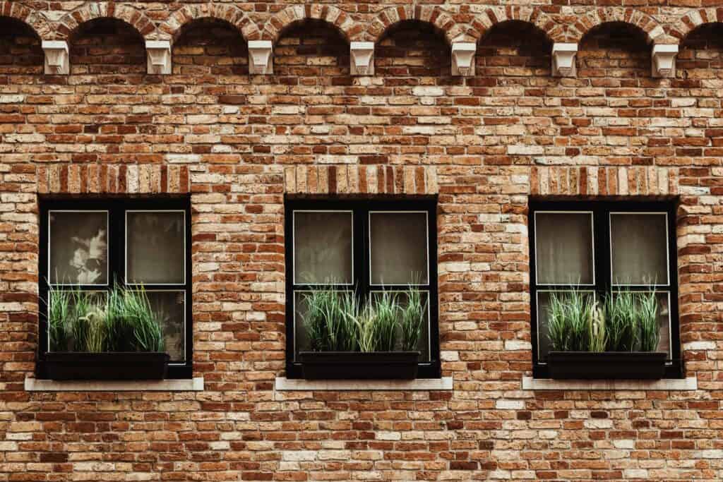 three identical windows representing consistency