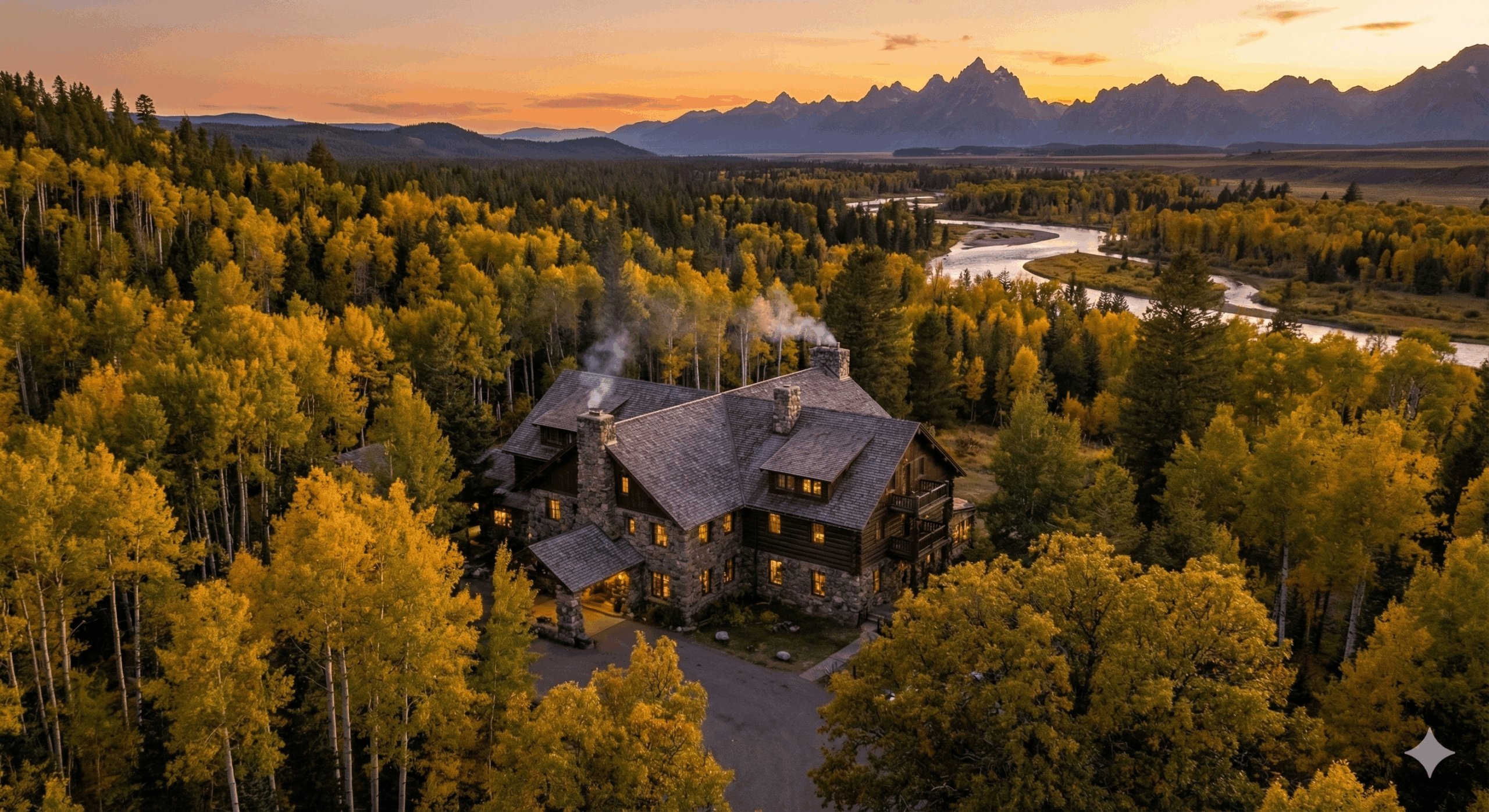 luxury hotel set in yellowstone national park